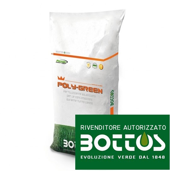 Poly Green 18-8-12 - Fertilizzante per prato da 25 Kg
