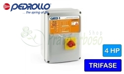 QED 1-TRI / 1 - Cuadro electrónico para electrobomba trifásica de 4 HP