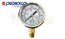 Medidor de presión de 0 a 6 bar en baño de glicerina