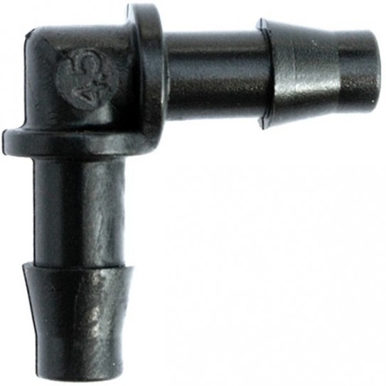 Plug-in 4 mm elbow