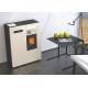 Camilla - pellet Stove 4.6 Kw red
