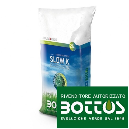 Slow K 13-5-20 + 2 MgO - Fertilizer for the lawn 25 Kg