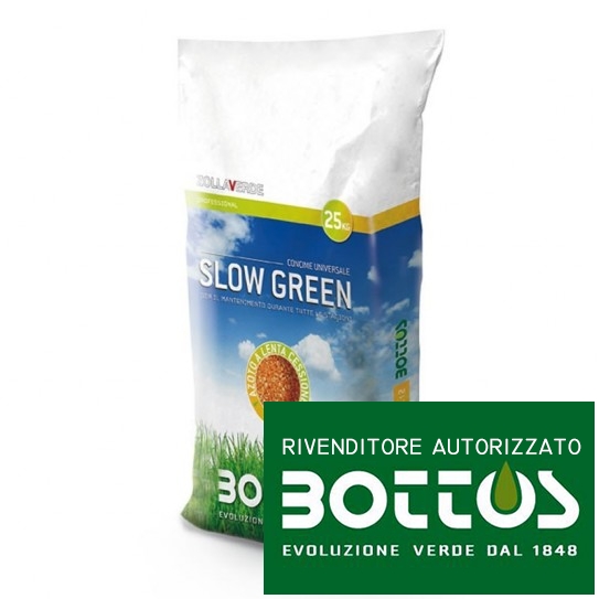 Slow Green 22-5-10 + 2 MgO - Fertilizer for the lawn 25 Kg