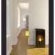 Pretty - pellet Stove 8.5 Kw red