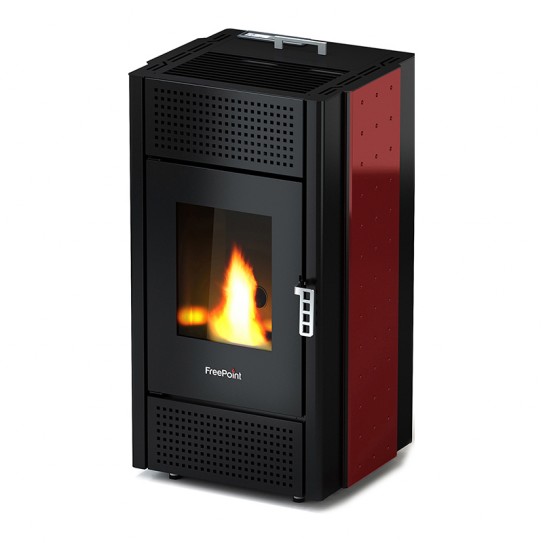 Pretty - pellet Stove 8.5 Kw red