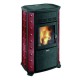Ball - pellet Stove 11 Kw, red