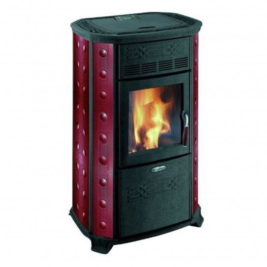 Ball - pellet Stove 11 Kw, red