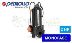 TRm 1.5 - submersible electric Pump with grinder single phase