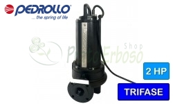 TR 1.5 - submersible electric Pump with shredder three phase
