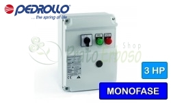 QES 300 MONO - Cuadro eléctrico para electrobomba monofásica de 3 HP