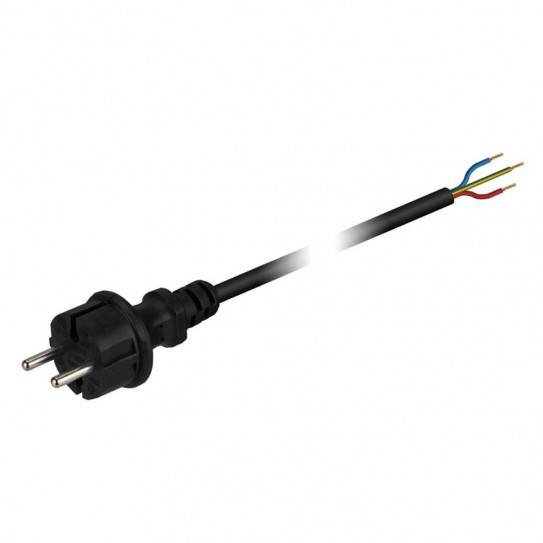 Cable for pump, 1.5 m 3x0.75 with schuko plug