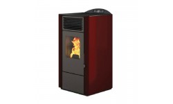 Lory - pellet Stove (8 Kw) red