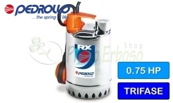 RX 3 (5m) - Pompe électrique pour l'eau claire en trois phases