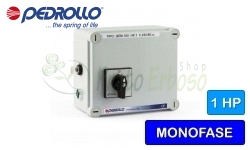QEM 100 - Electric panel for 1 HP single-phase electric pump