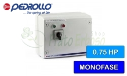 QSM 075 - Quadro elettrico per elettropompa monofase 0.75 HP