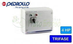 QES 400 - Electric panel for 4 HP three-phase electric pump