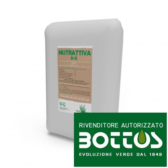 Nutrattiva 6-2-6 de Fertilizante para césped 20 Kg