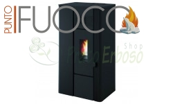 Noa - Pellet stove 6.3 Kw embossed black