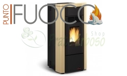 Giusy Plus - pellet Stove ducted from 9.2 Kw parchment