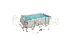 STEEL400 - MARCO DE SALPICADURAS piscina 4 x 2.11 xh 0.81 m