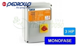 QE 2-MONO - Quadro elettronico per gruppo di pressione monofase 3 HP