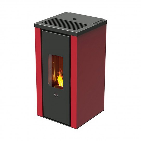 Vera - 7 Kw red pellet stove