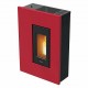 Madison - 5.2 Kw red pellet stove