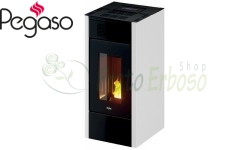Saba - 14 Kw ductable white pellet stove