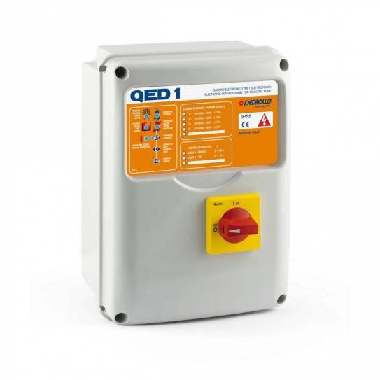 QED 1-MONO - Electronic panel for 3 HP single-phase electric pump