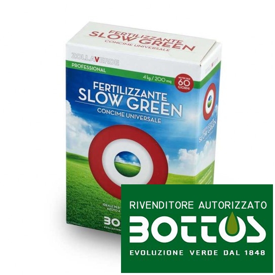 Slow Green 18-6-12 + 2 MgO - Dünger für rasen 4 Kg